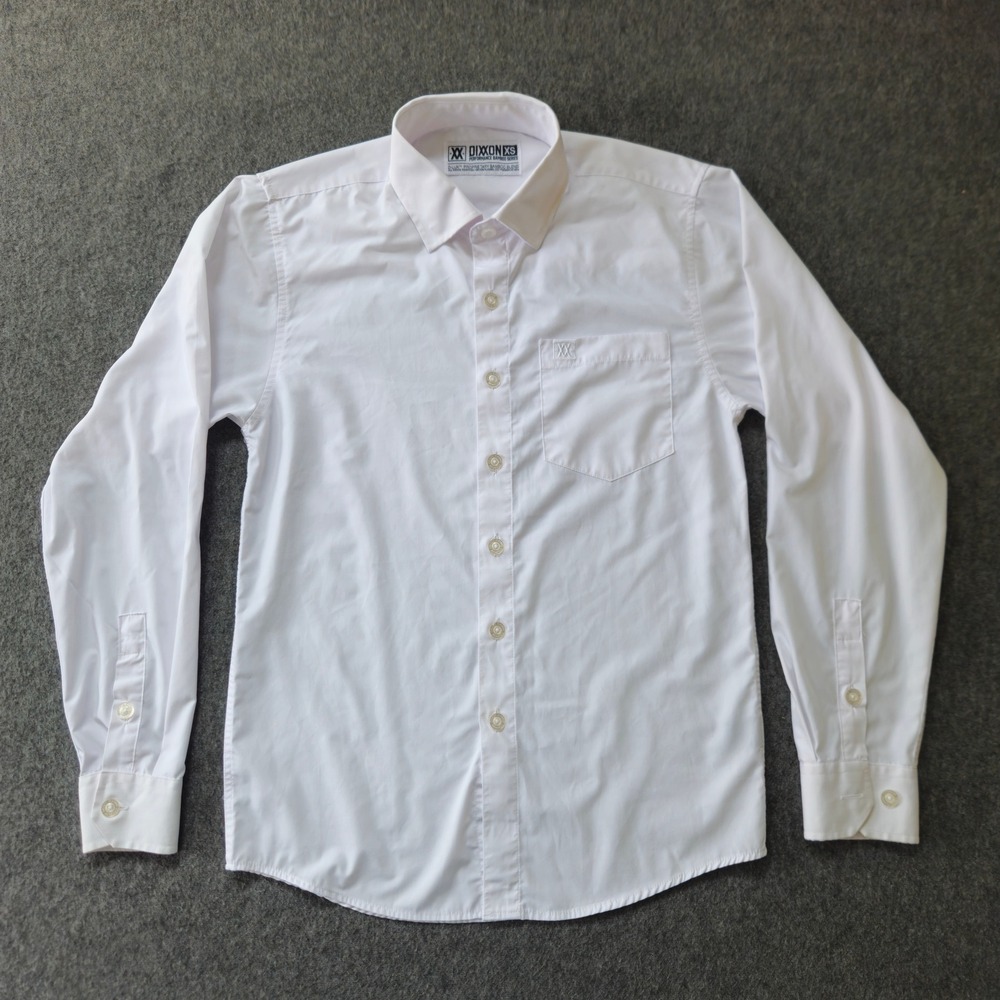 Dixxon Performance Bamboo Shirt Mens XS White Biker  Streetwear Business Casual